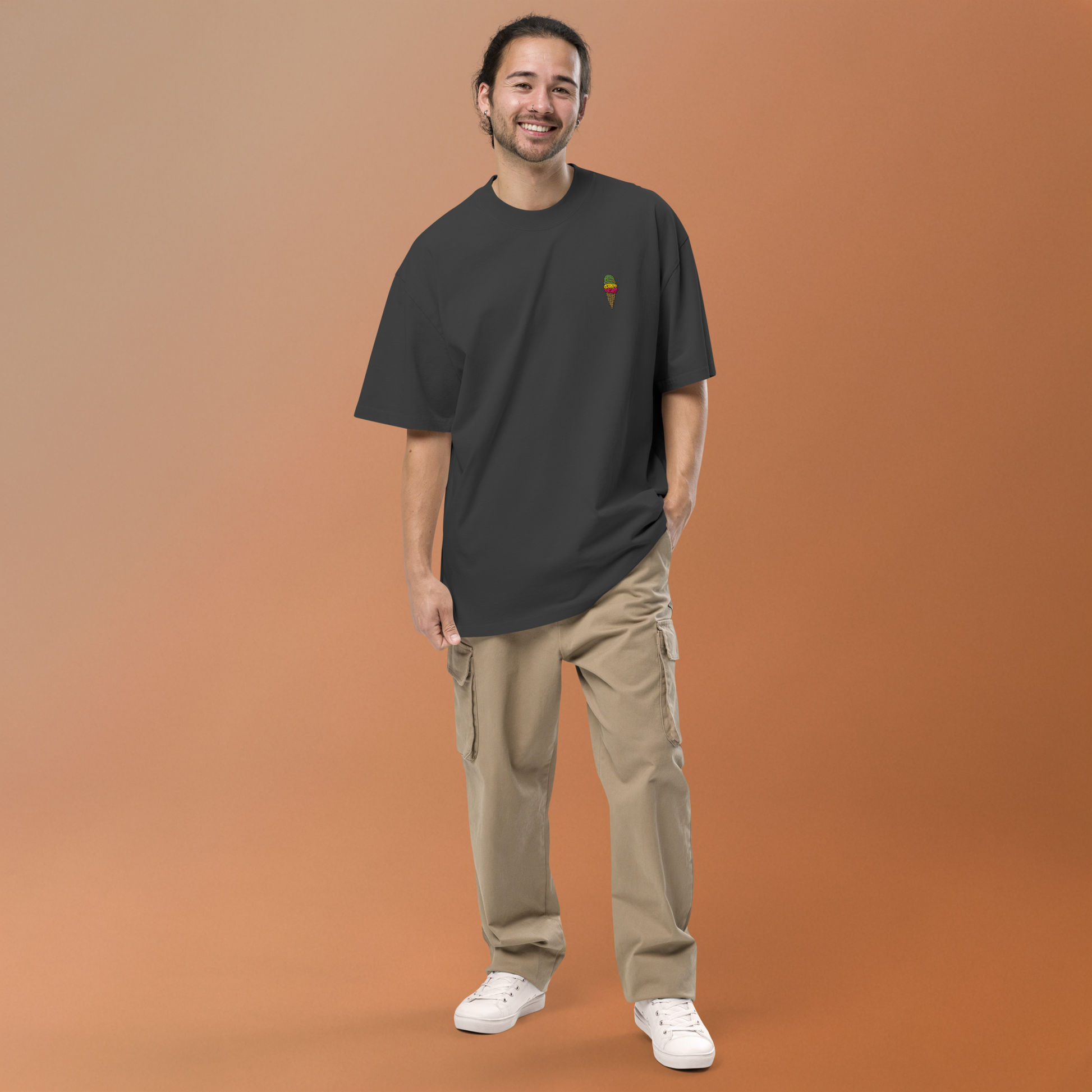 Transit Mode Oversized faded t-shirt