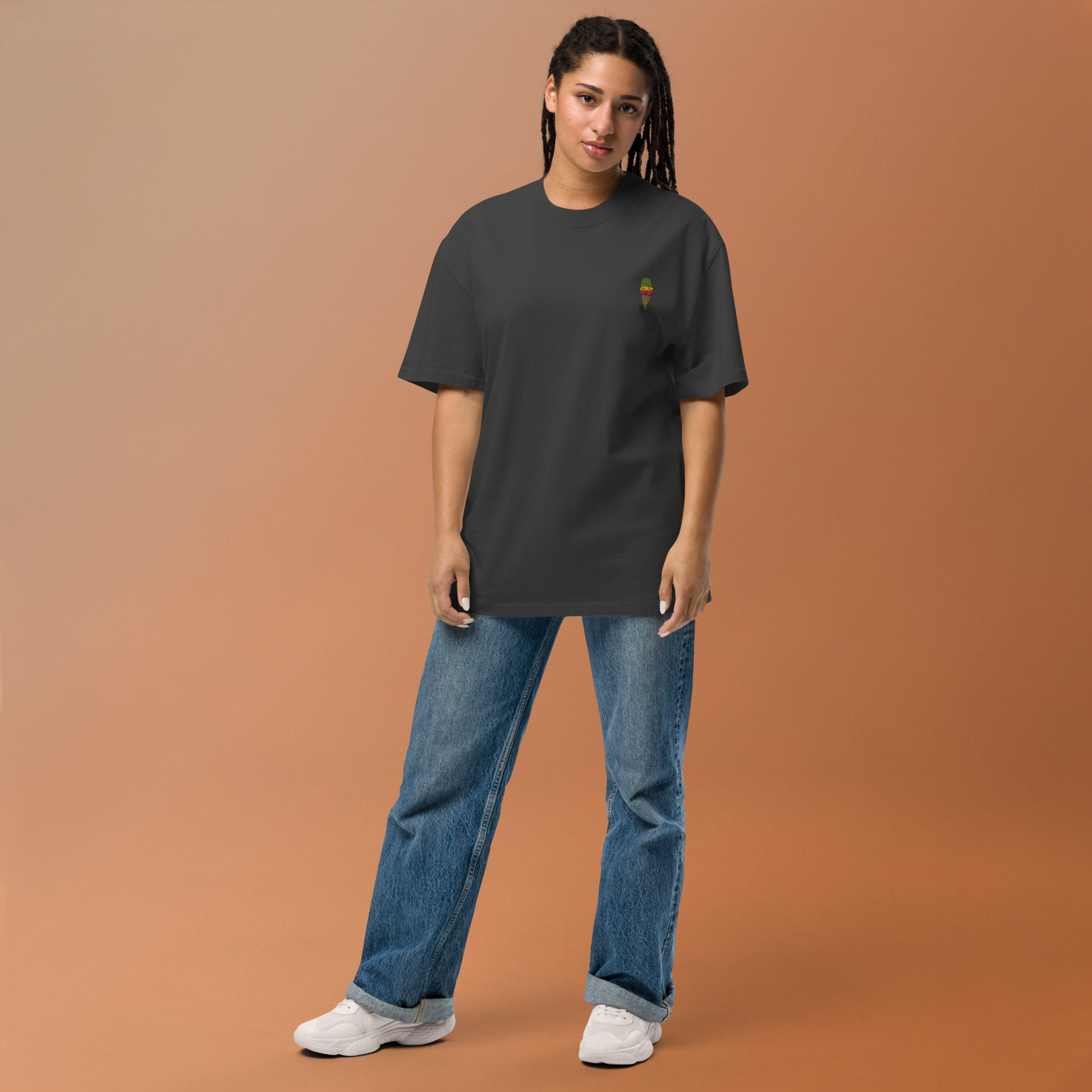 Transit Mode Oversized faded t-shirt