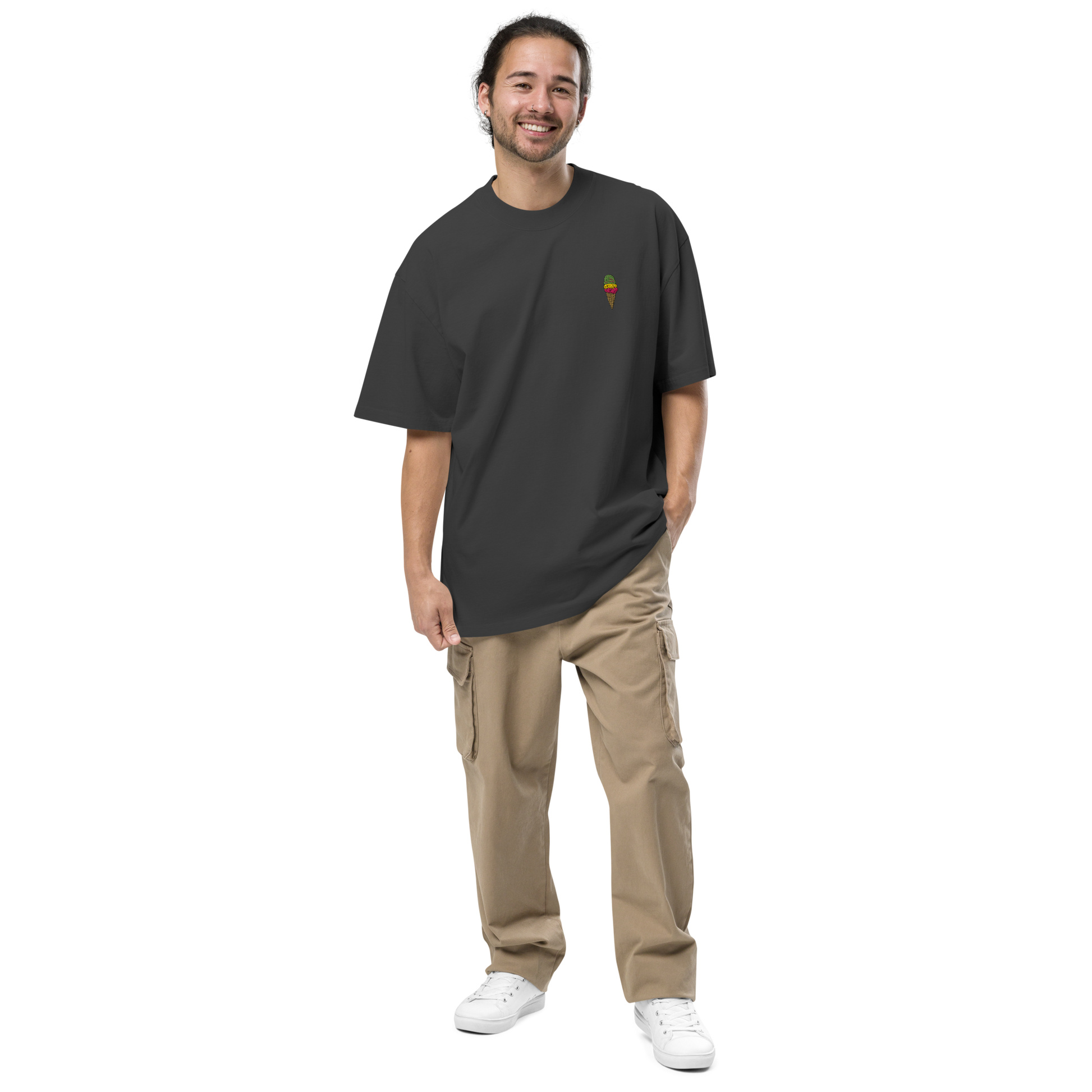 Transit Mode Oversized faded t-shirt