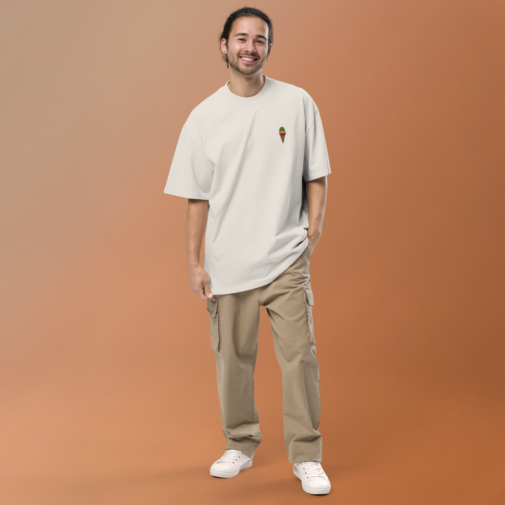 Transit Mode Oversized faded t-shirt
