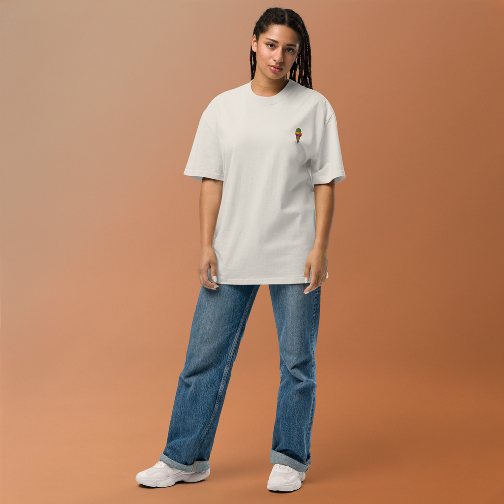Transit Mode Oversized faded t-shirt