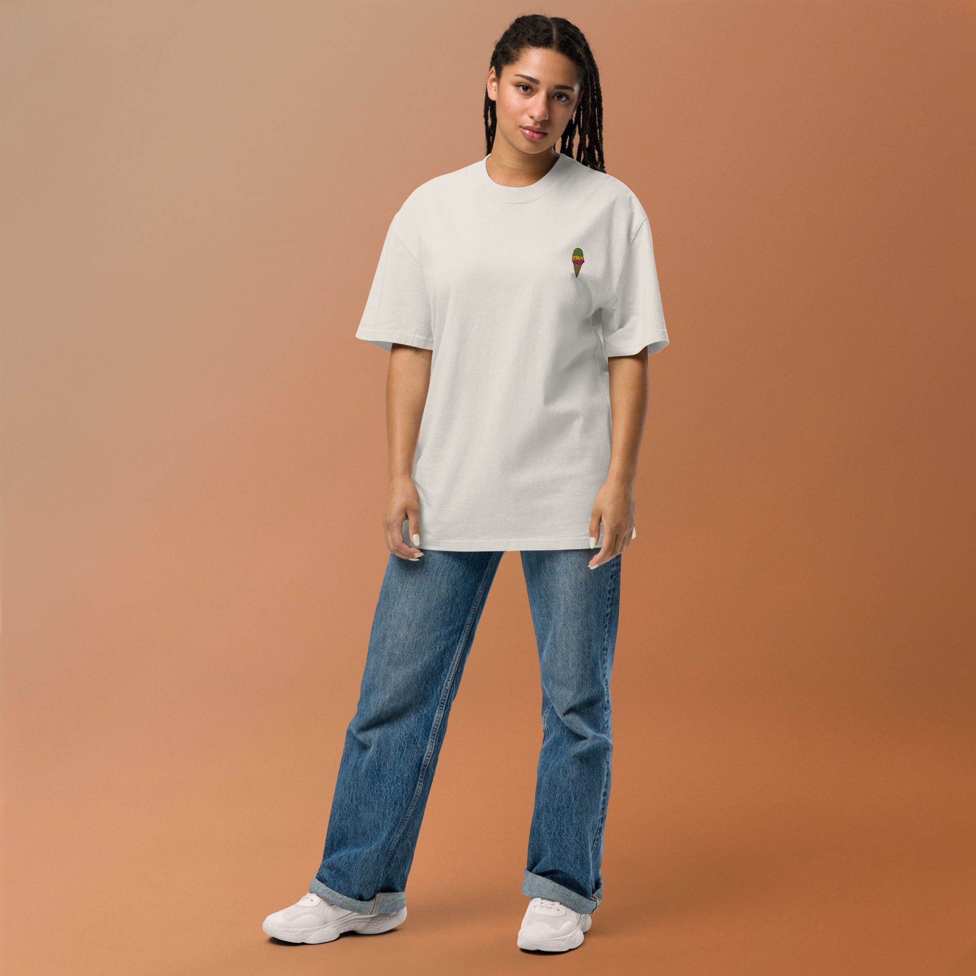 Transit Mode Oversized faded t-shirt