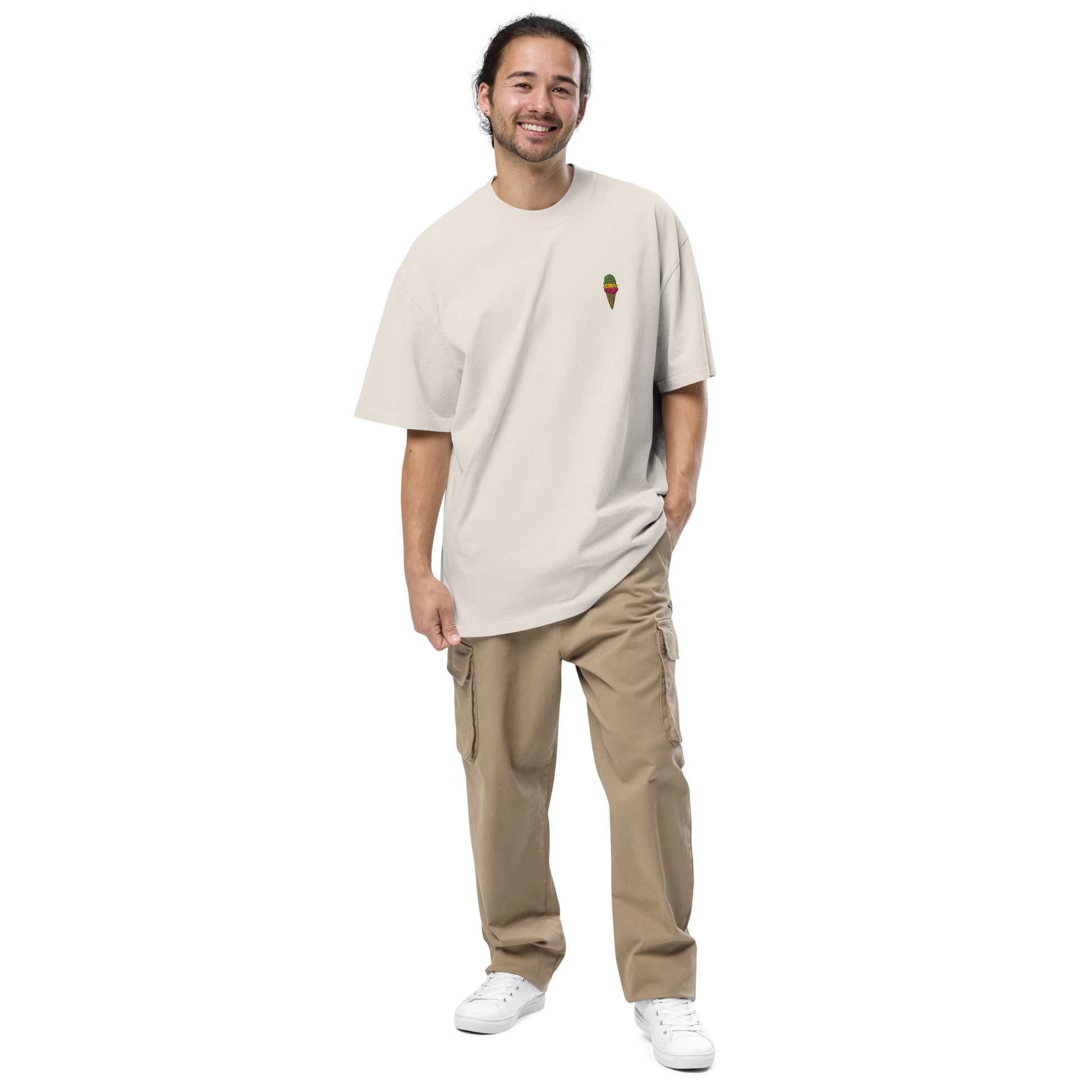 Transit Mode Oversized faded t-shirt