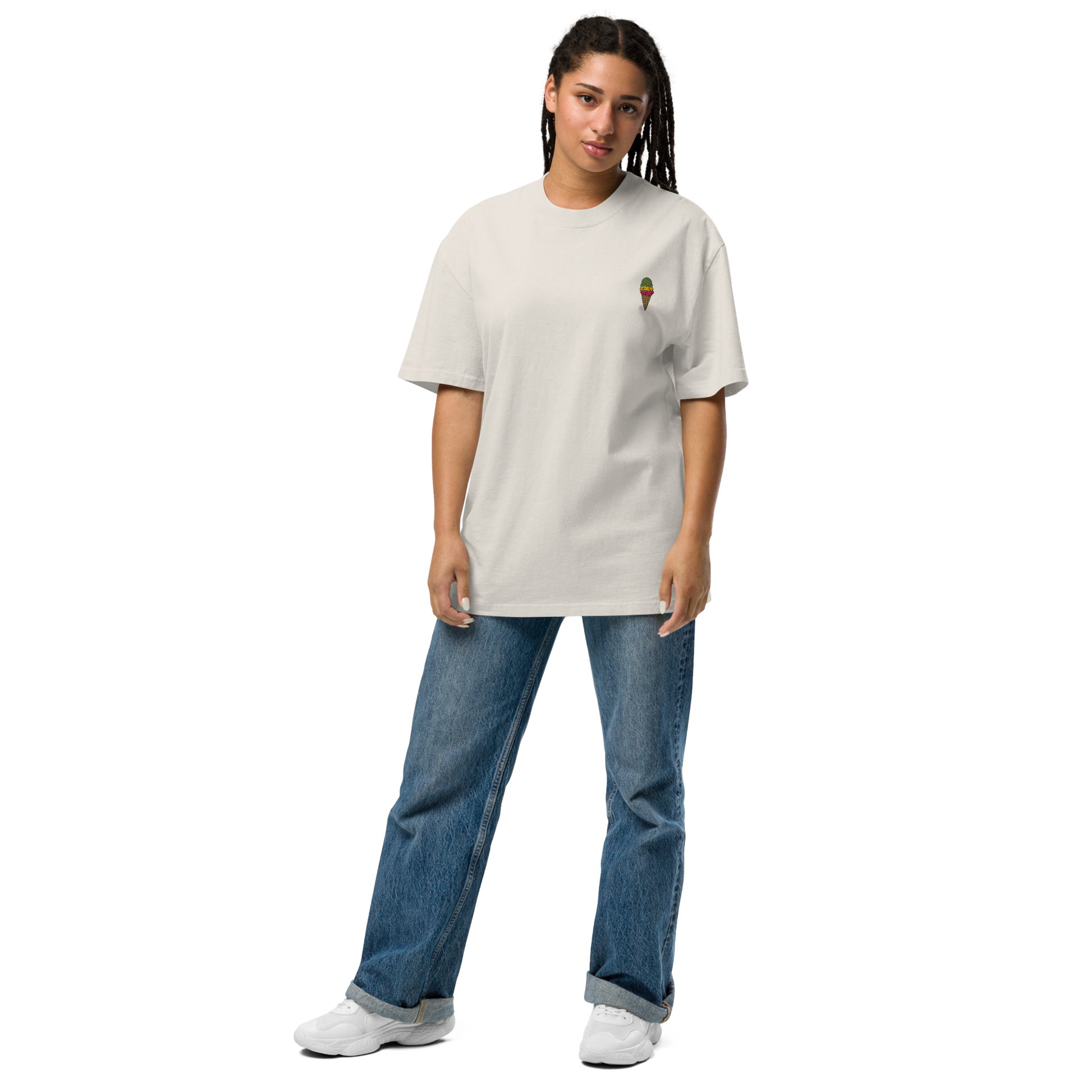 Transit Mode Oversized faded t-shirt
