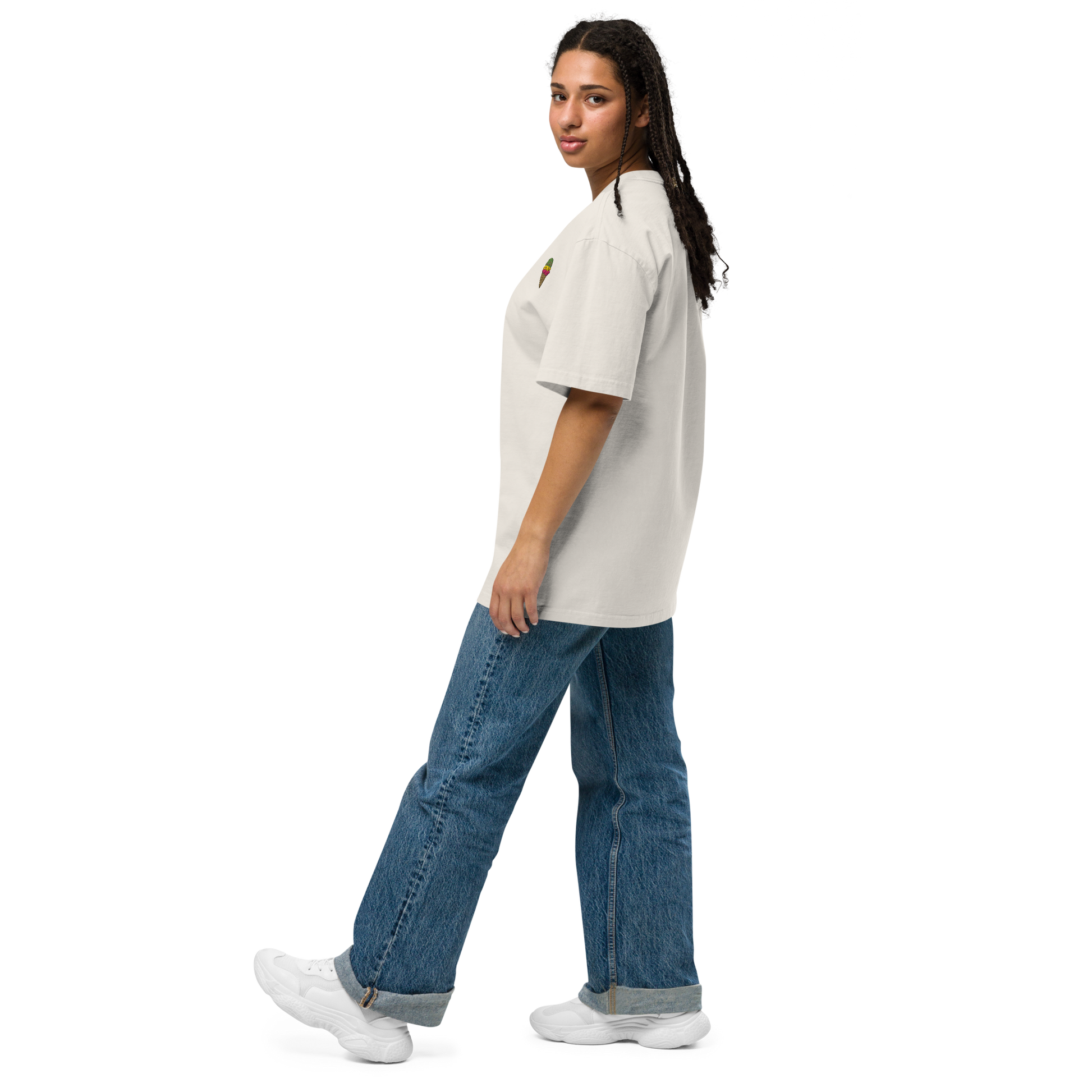 Transit Mode Oversized faded t-shirt