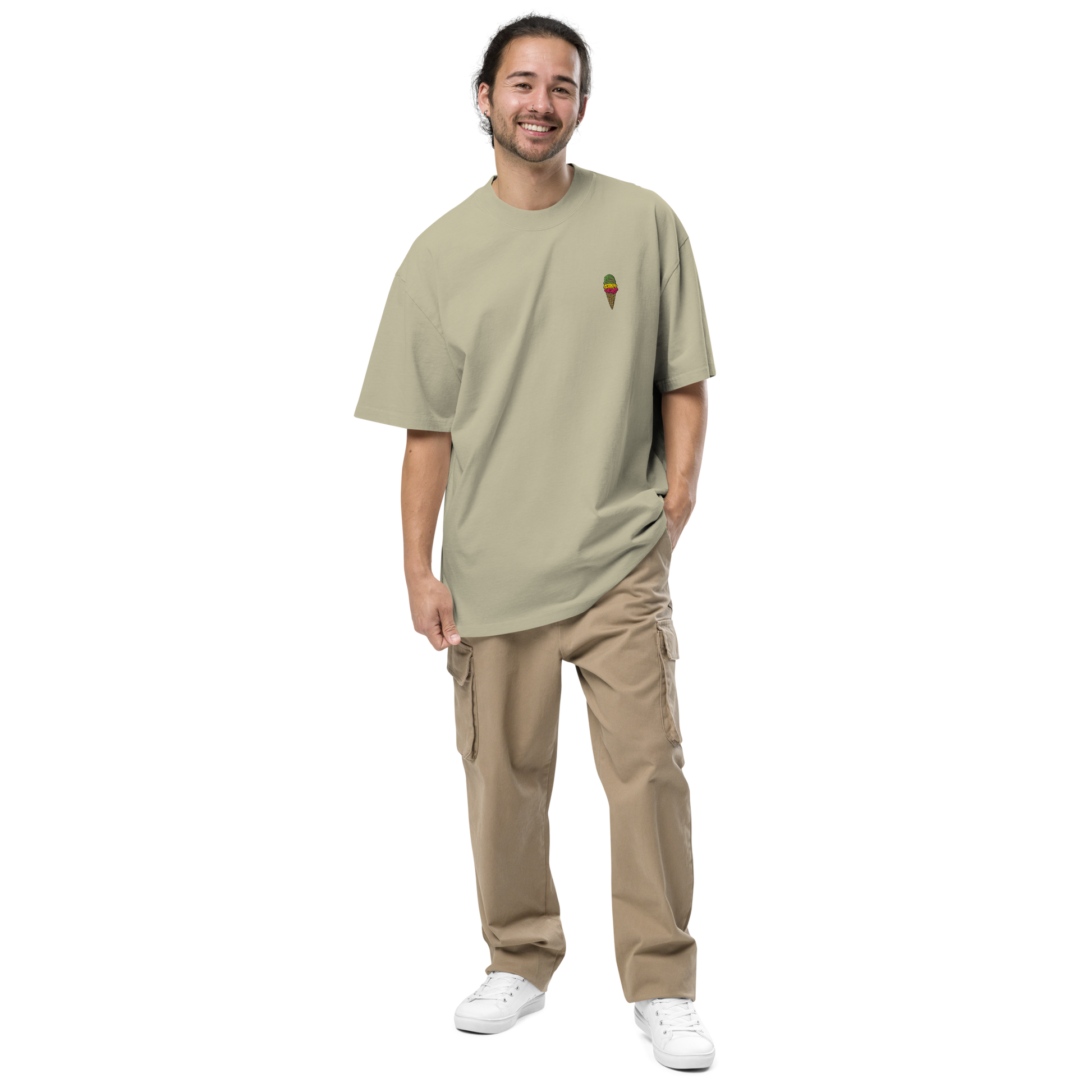 Transit Mode Oversized faded t-shirt