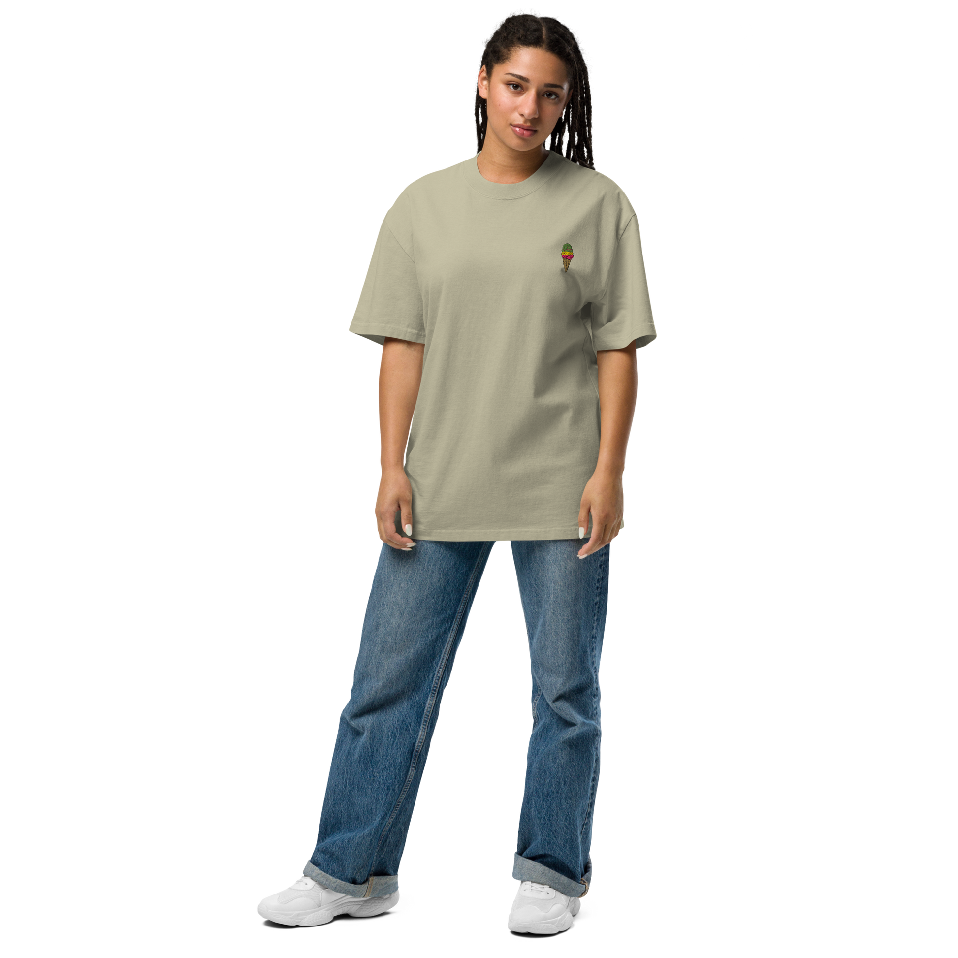 Transit Mode Oversized faded t-shirt