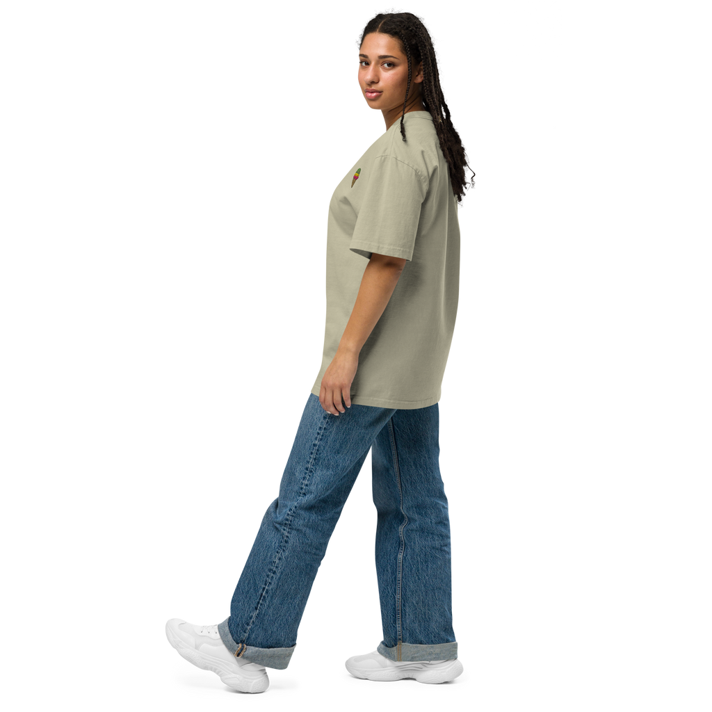 Transit Mode Oversized faded t-shirt