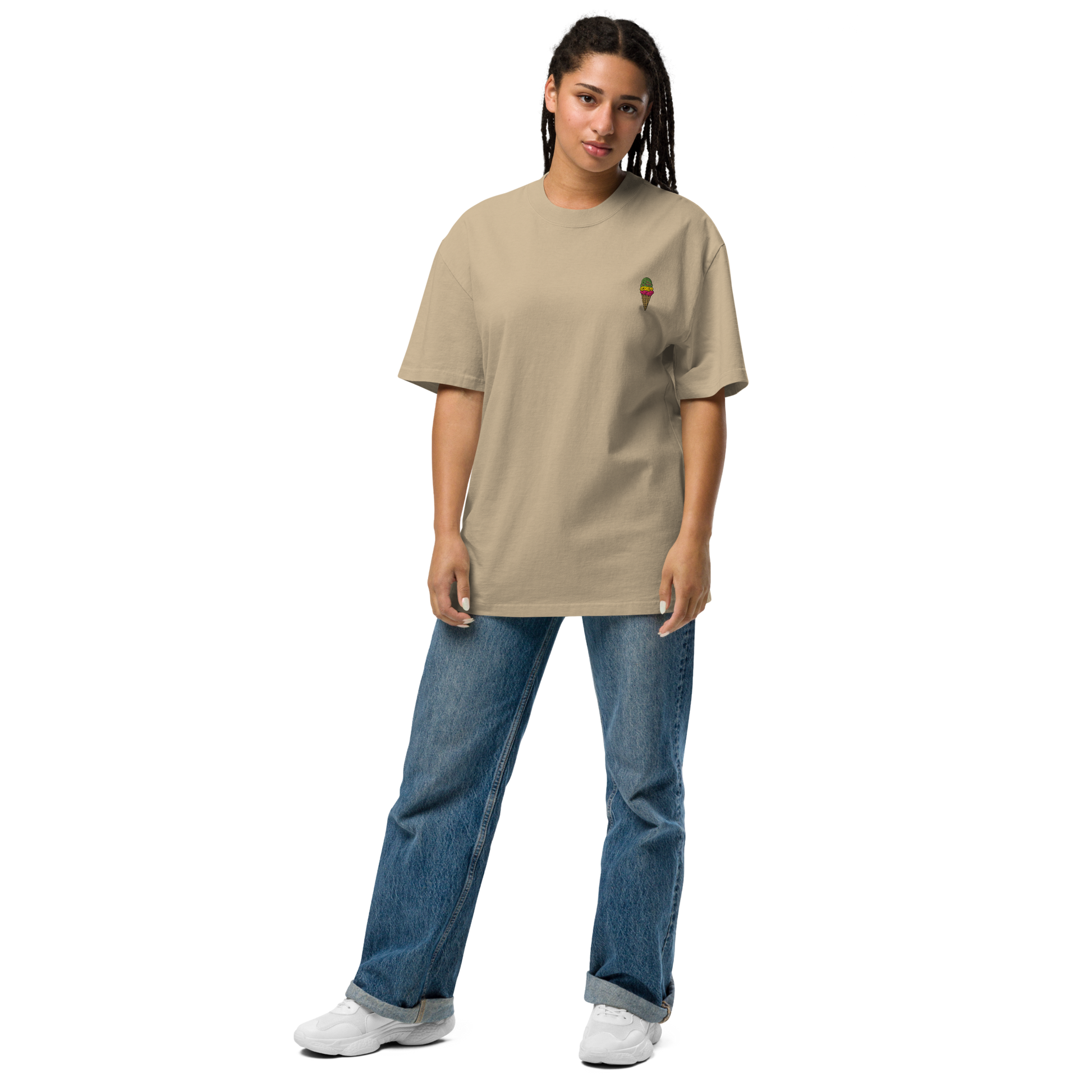 Transit Mode Oversized faded t-shirt