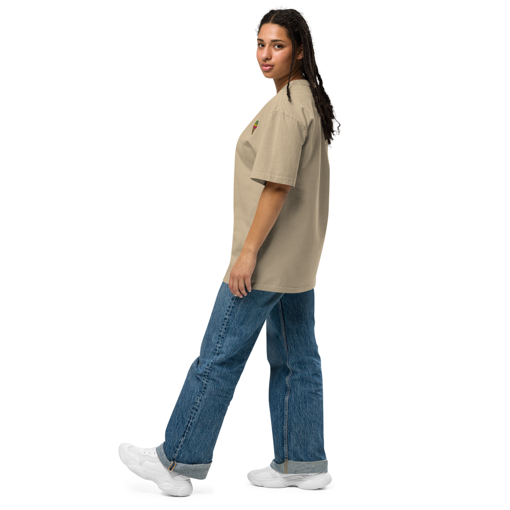 Transit Mode Oversized faded t-shirt